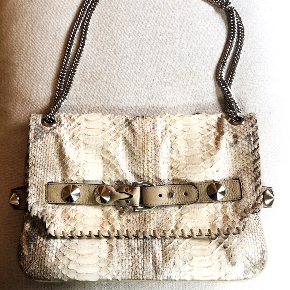 Be&D Python Shoulder Bag